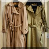 H06. Burberry men's trench coats. 